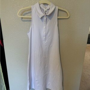 ALO Yoga White Sleeveless Athletic Dress